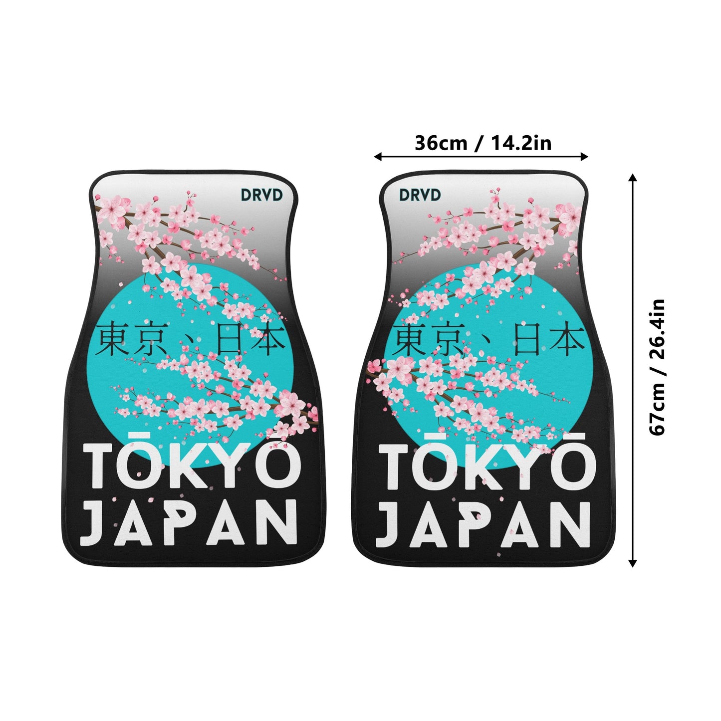 Tokyo Japan Car Floor Mats