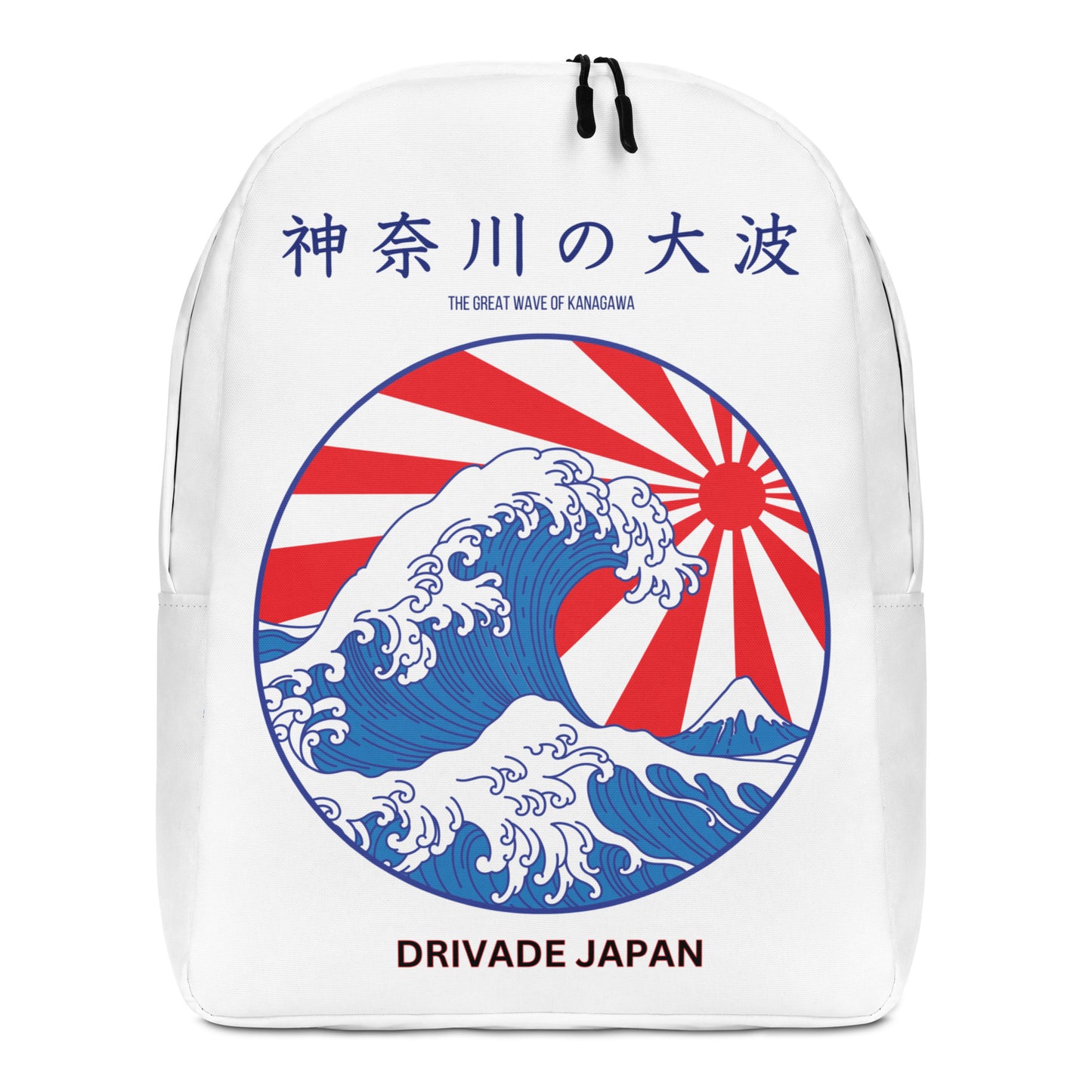 Kanagawa wave Japan Minimalist Backpack
