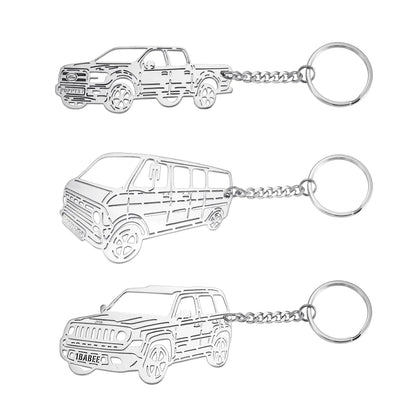 Car Keychain By Your Photo