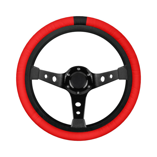 Red Steering Wheel Cover Stripe