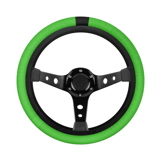 Green Steering Wheel Cover Stripe