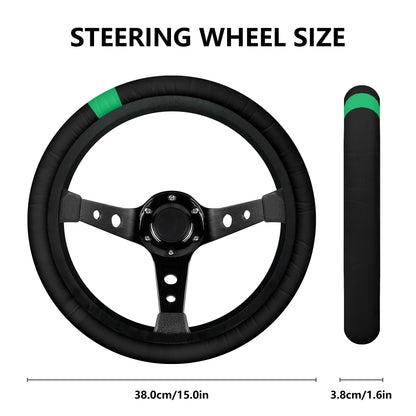 Steering Wheel Cover Stripe - Green