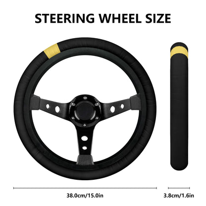 Steering Wheel Cover Stripe - Yellow