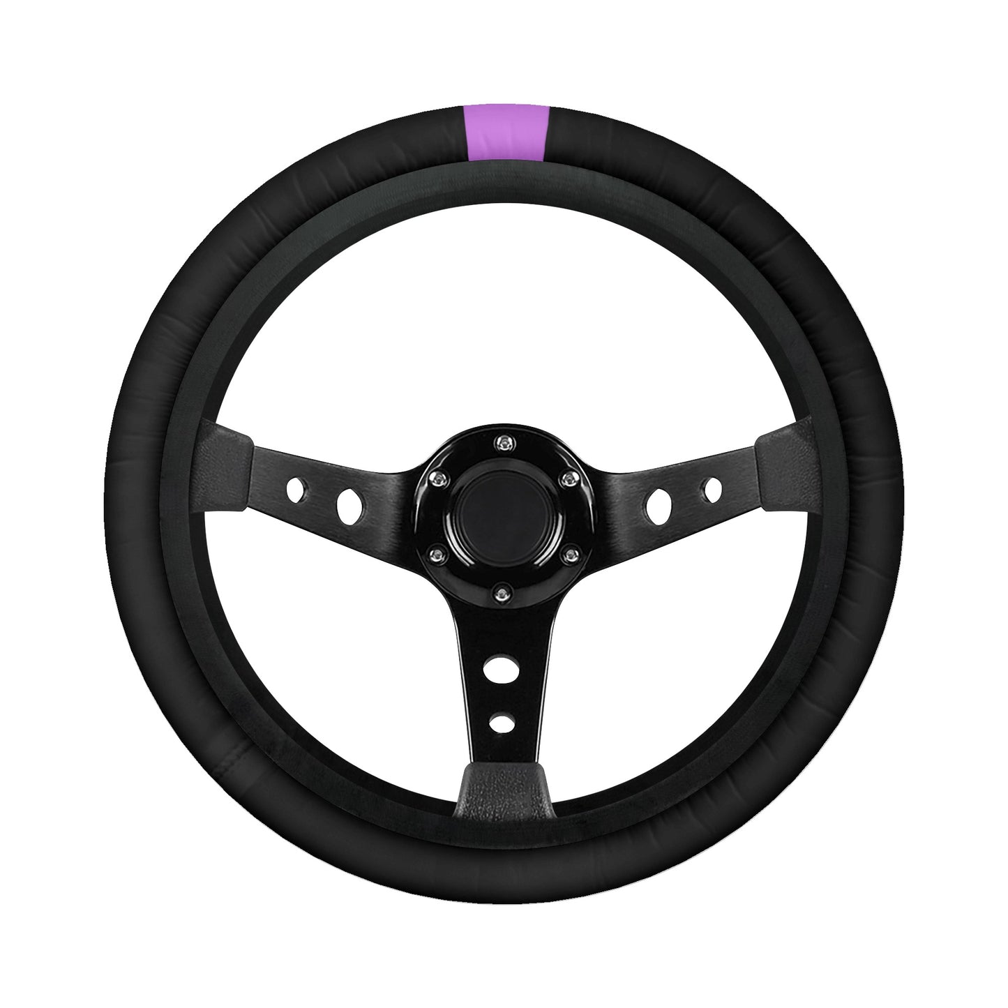 Steering Wheel Cover Stripe - Purple