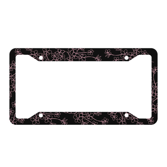 Cherry License Plate Frame - Black