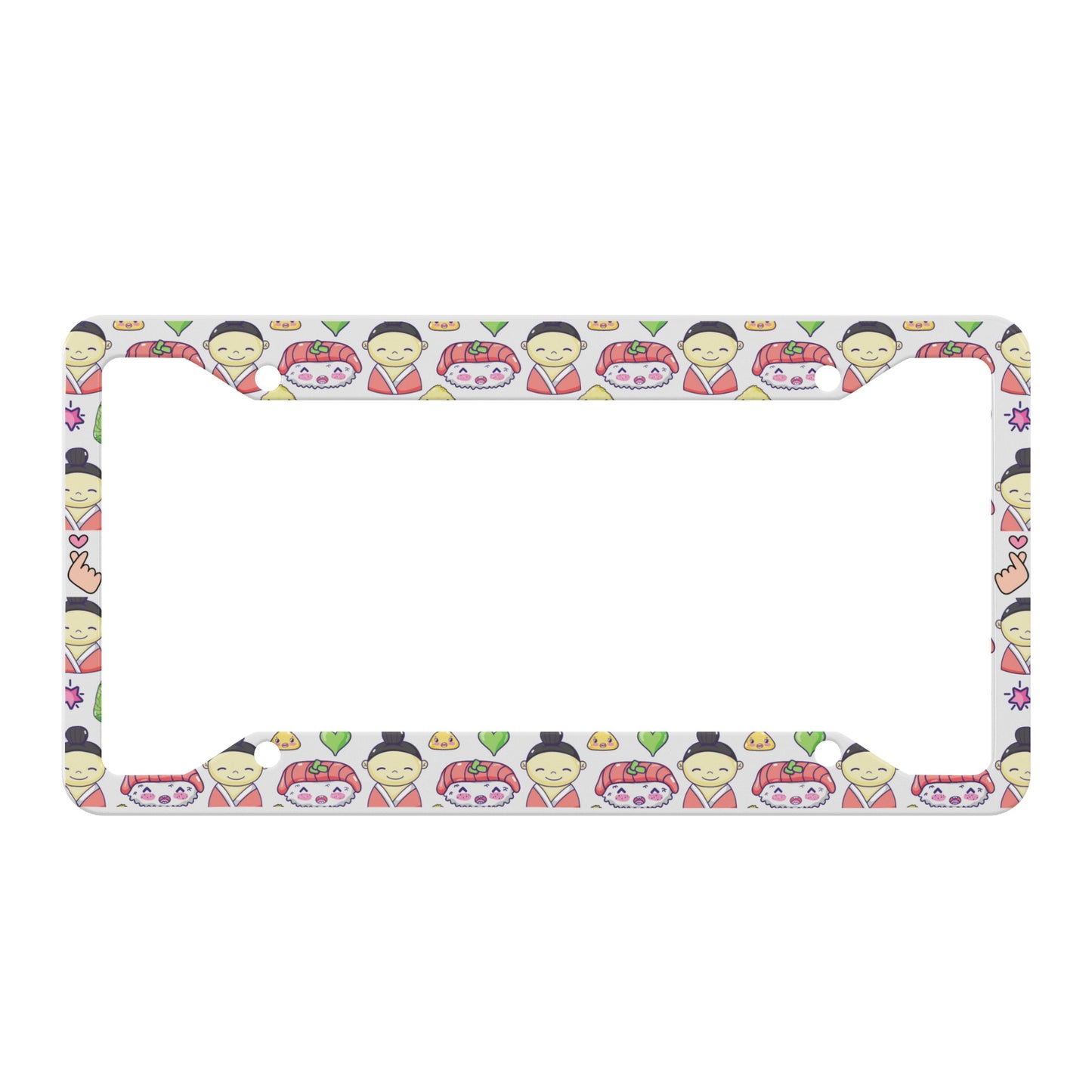 Sushi License Plate Frame