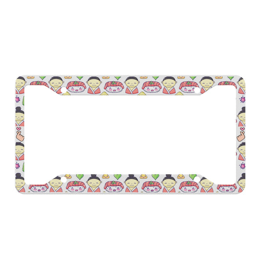 Sushi License Plate Frame