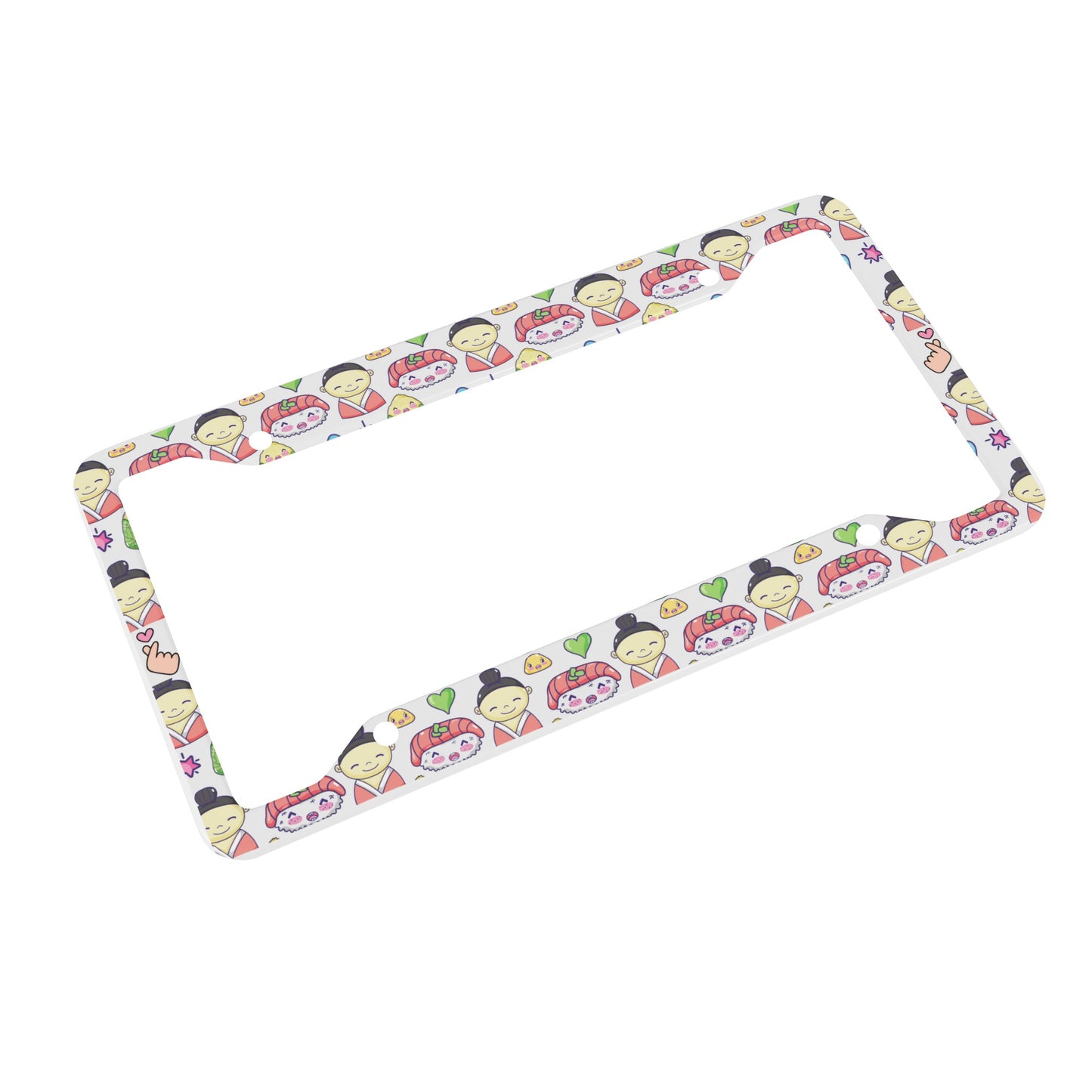 Sushi License Plate Frame