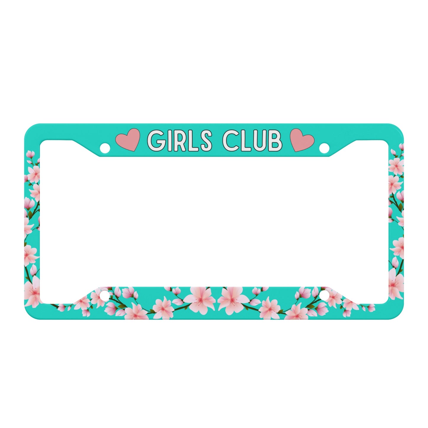 Girls Club Sakura License Plate Frame