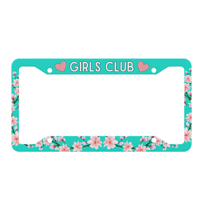 Girls Club Sakura License Plate Frame