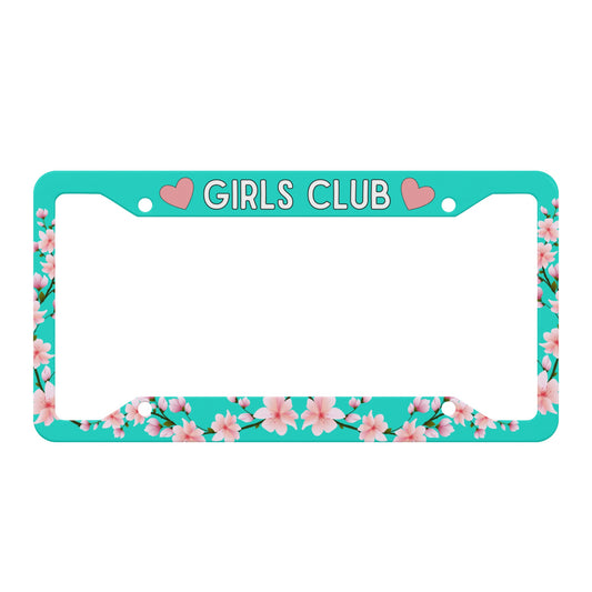 Girls Club Sakura License Plate Frame