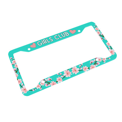 Girls Club Sakura License Plate Frame