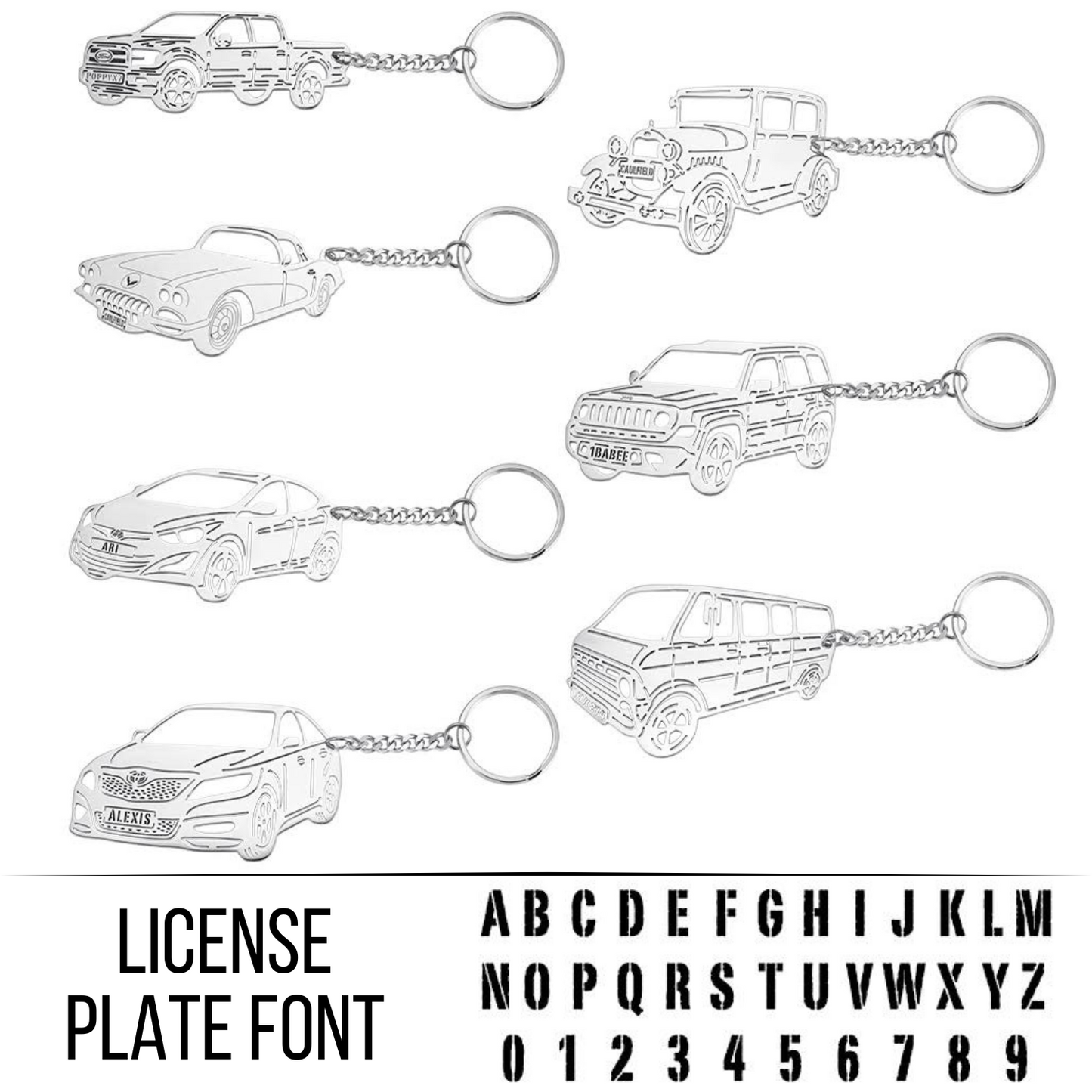 Car Keychain By Your Photo