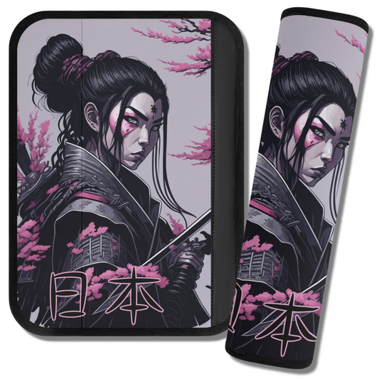 Samurai Girl Seat Belt Pads