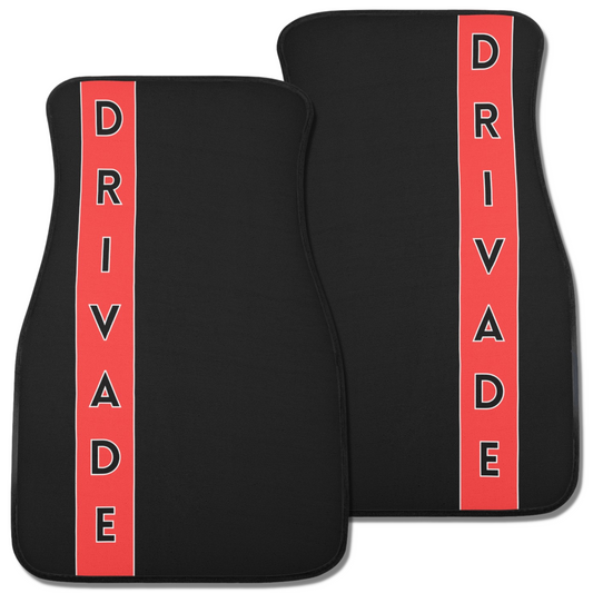 Drivade Essential Car Floor Mats - Red