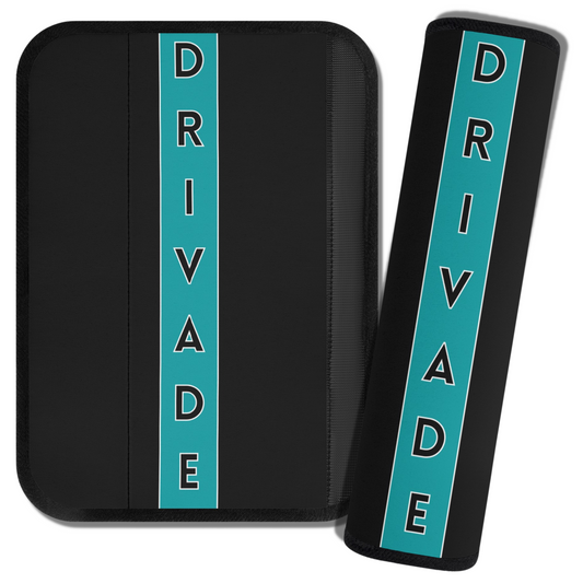 Drivade Essential Seat Belt Pads - Teal
