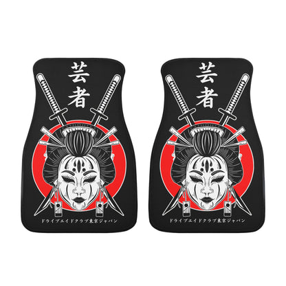 Geisha Katana Car Floor Mats