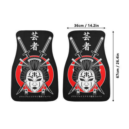 Geisha Katana Car Floor Mats