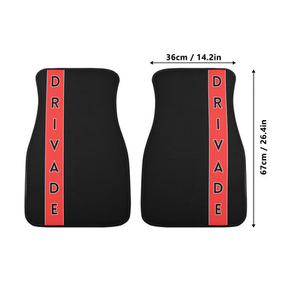 Drivade Essential Car Floor Mats - Red