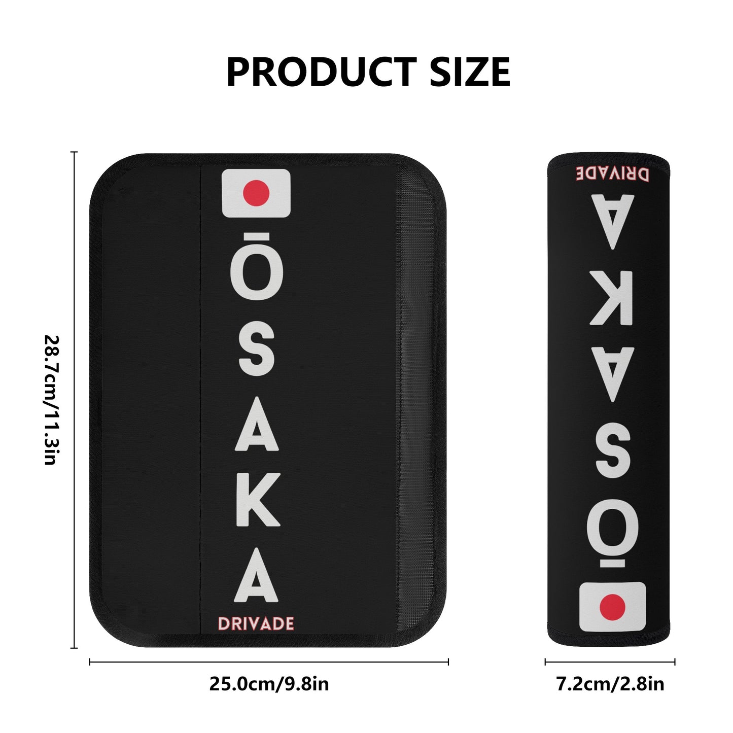 Osaka Seat Belt Pads