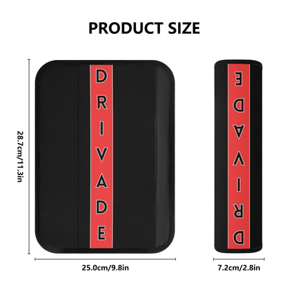 Drivade Essential Seat Belt Pads - Red