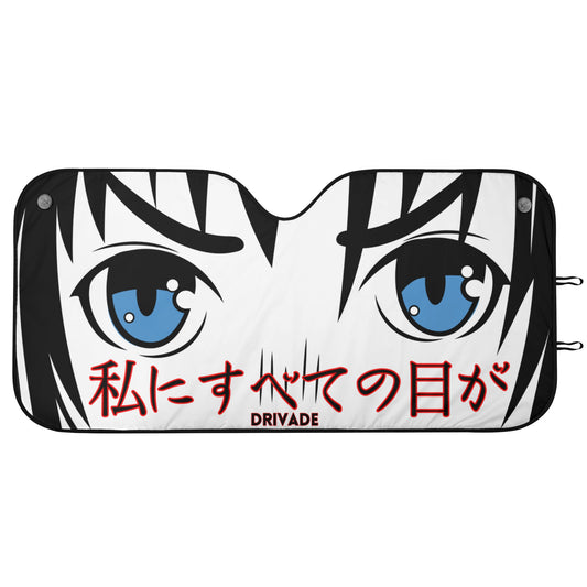 Anime eyes Car Sunshade