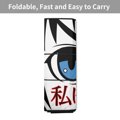 Anime eyes Car Sunshade