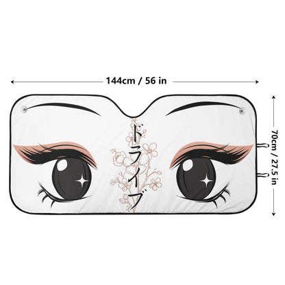 Doraibu Eyes Car Sunshade