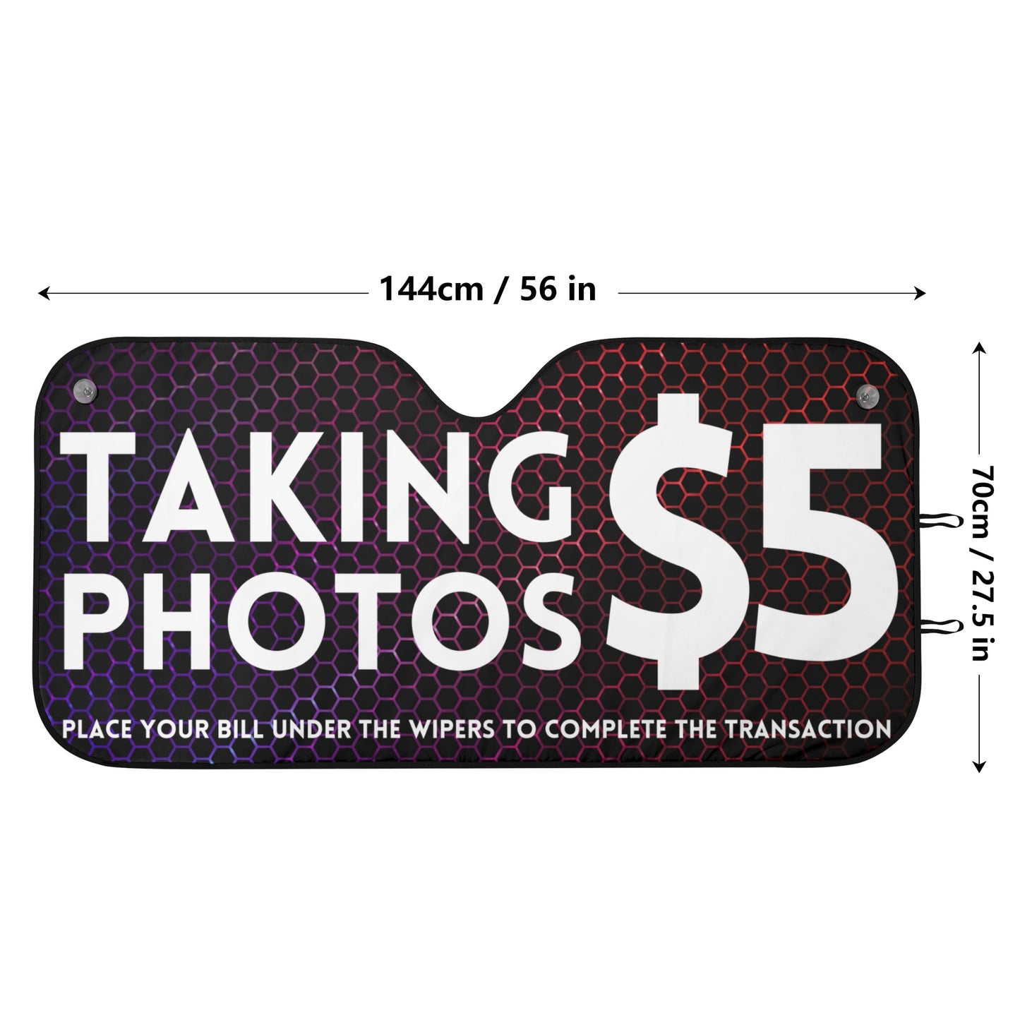 $5 Taking Photos Car Sunshade