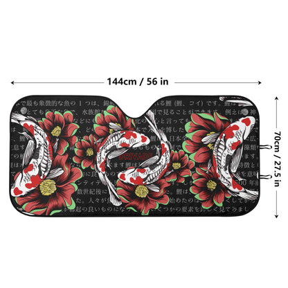 Koi Fish Car Sunshade