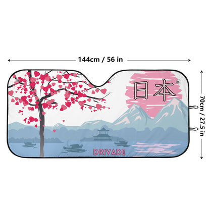 Japanese Sakura Car Sunshade