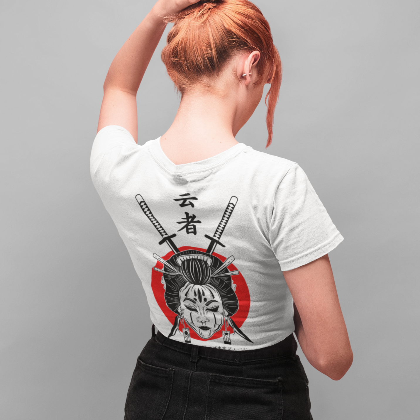 Geisha with Swords Unisex Tee