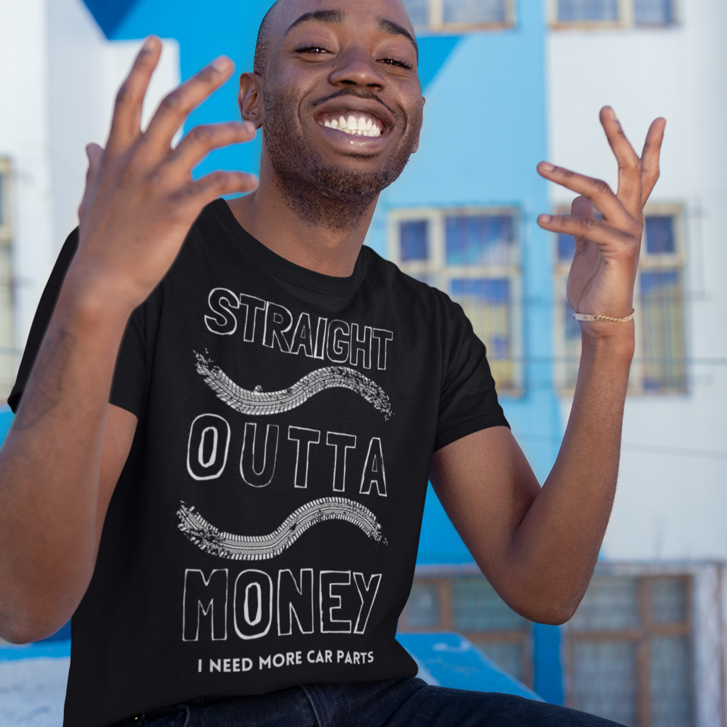 Straight outta money Unisex t-shirt