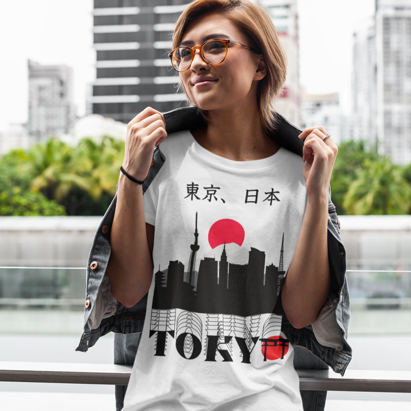 Tokyo city Unisex tee