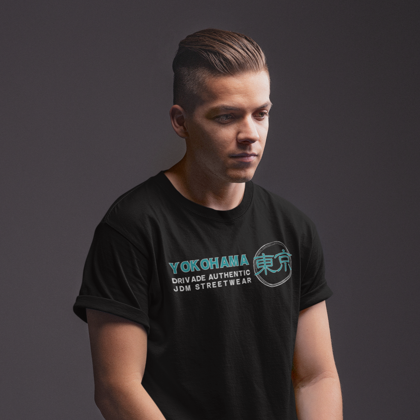 Yokohama Unisex tee Dark - Teal