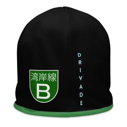Wangan Route B Beanie hat - Black