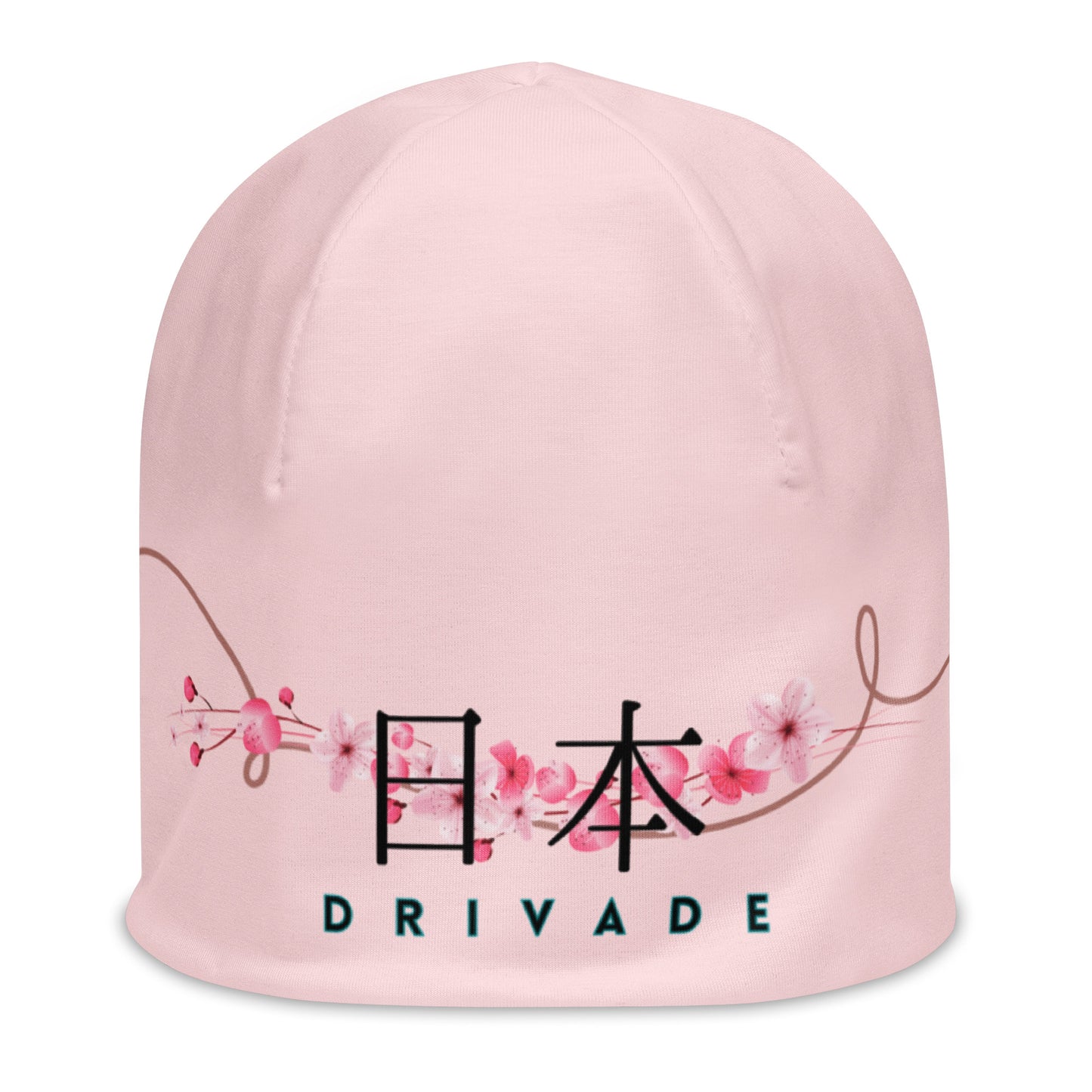 Cherry Blossom Beanie hat - Pink