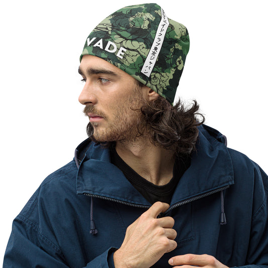 Camouflage Blossom Beanie hat