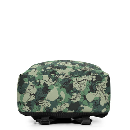 Camouflage Blossom Minimalist Backpack