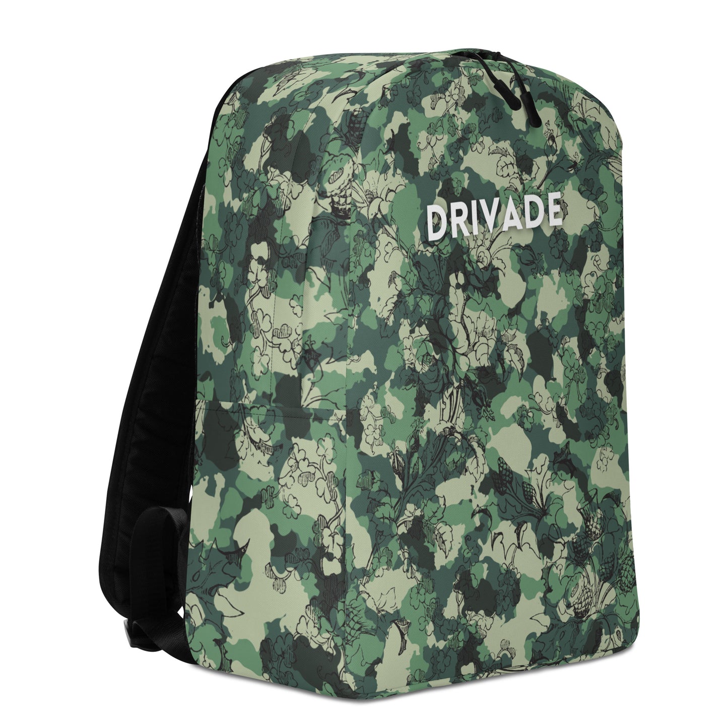 Camouflage Blossom Minimalist Backpack