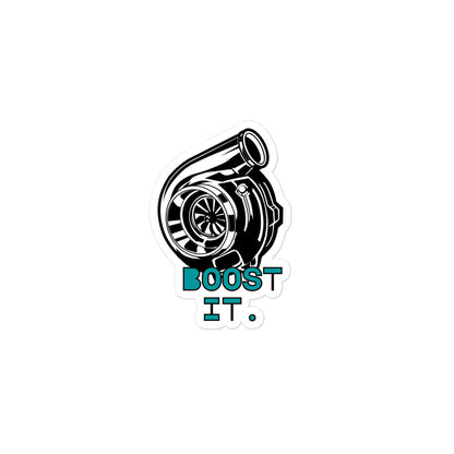 Boost it. Sticker