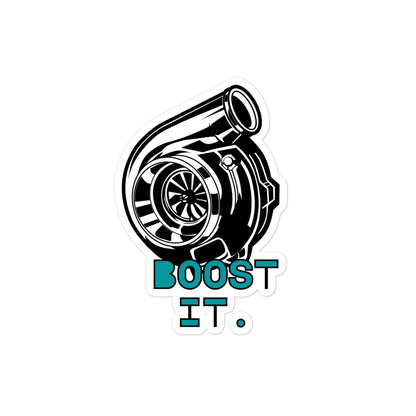 Boost it. Sticker