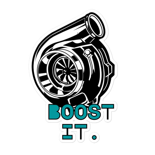 Boost it. Sticker