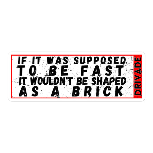 Brick Shaped Sticker