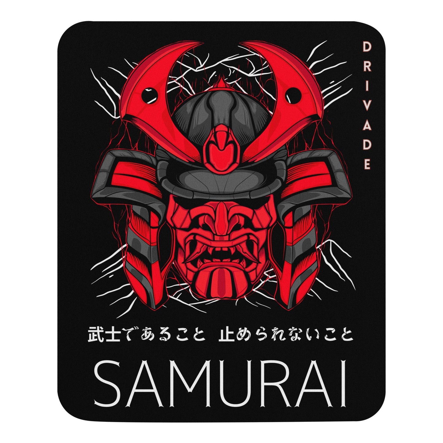 Red Samurai Mouse Pad