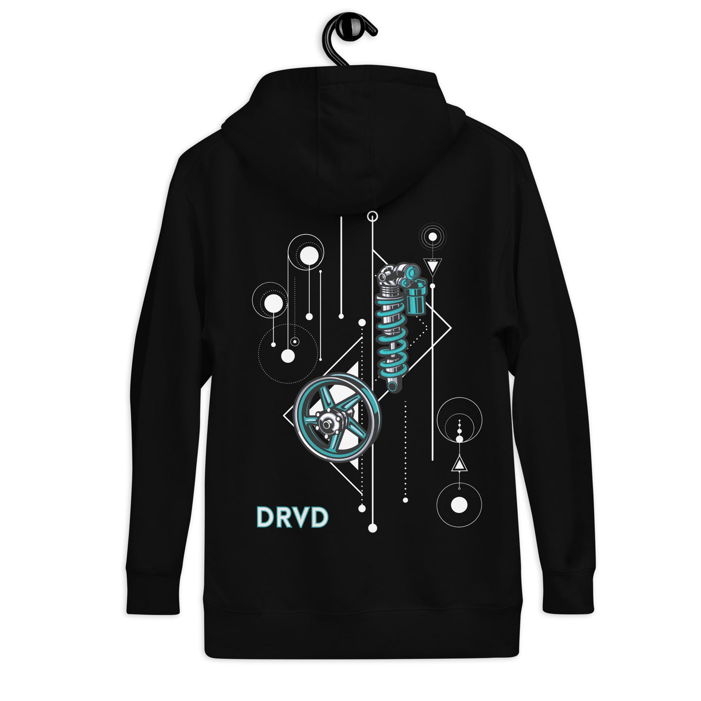 Coilover Graphic Unisex Hoodie Teal