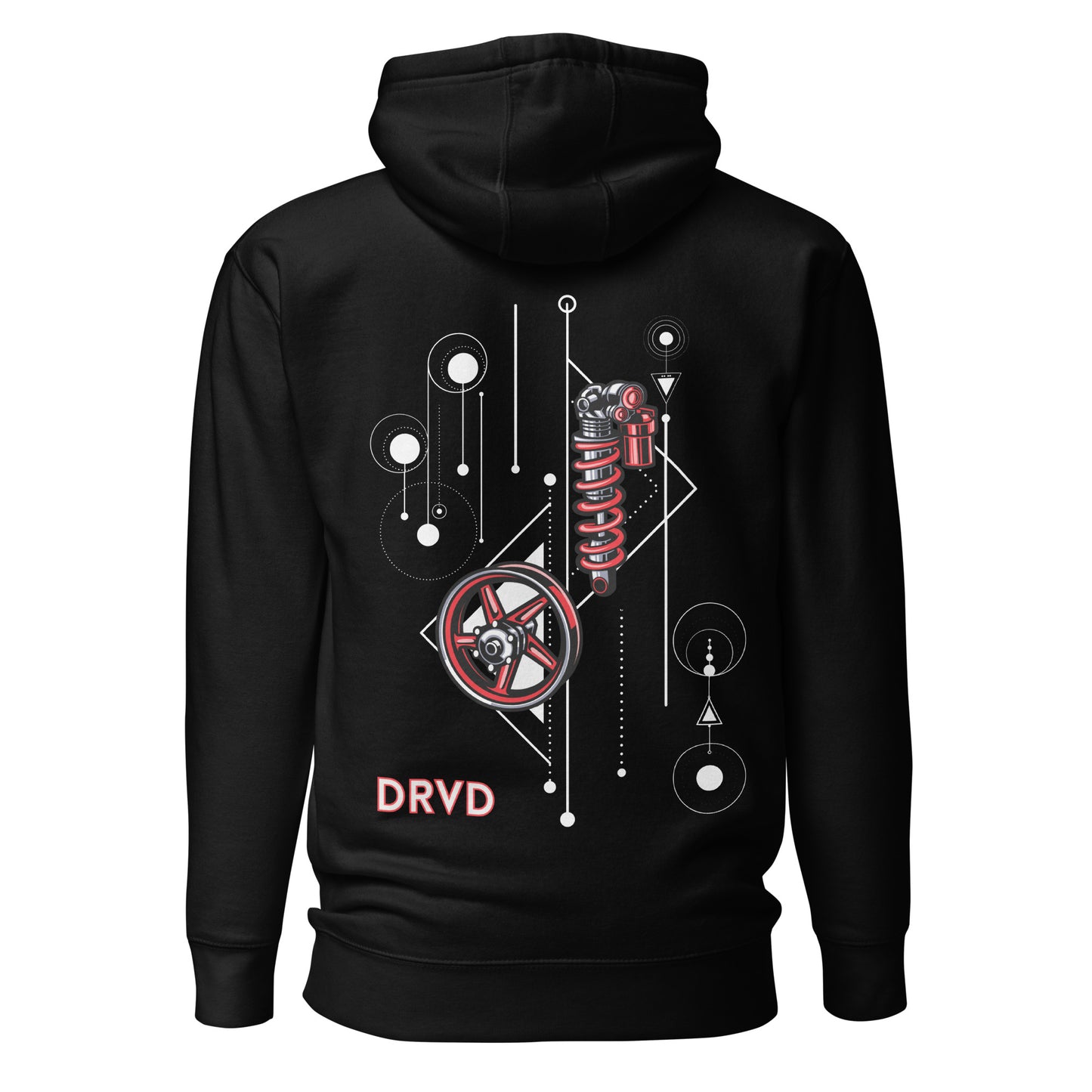 Coilover Graphic Unisex Hoodie Red