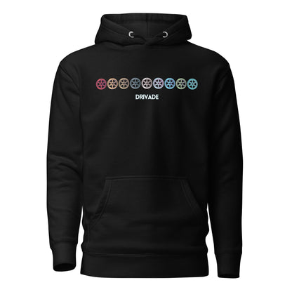 Colorful Rims Unisex Hoodie