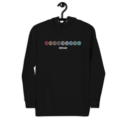 Colorful Rims Unisex Hoodie