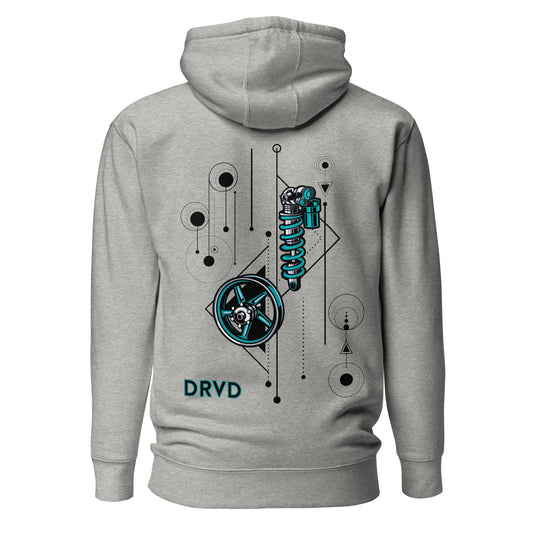 Coilover Graphic Unisex Hoodie Teal